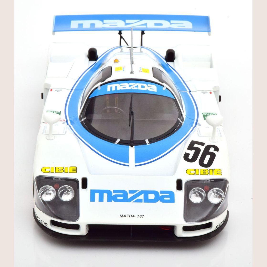 Mazda 787 B no. 56 Le Mans 1991 - 1:18 KK-Scale - Magnificent 1:18 scale model of the Mazda 787B from Le Mans 1991.