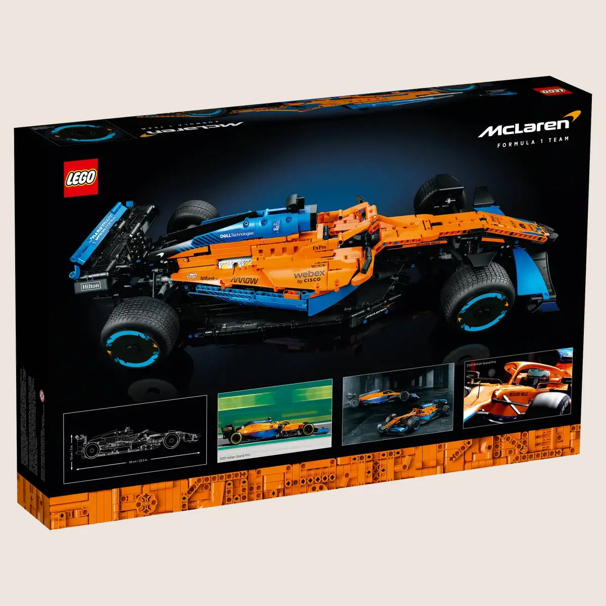 McLaren Formula 1 Race Car - LEGO model of the McLaren F1 racer, perfect for motorsport enthusiasts.