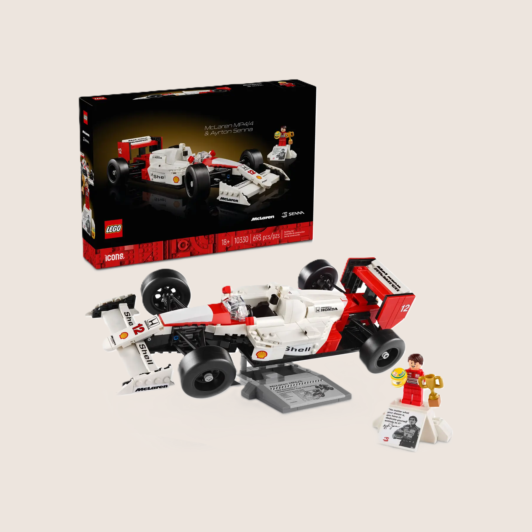 McLaren Senna - LEGO Speed Champions model of McLaren Senna, a tribute to the legendary racing driver.