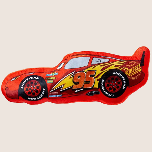 Lightning McQueen pillow - Soft and comfortable Lightning McQueen pillow, perfect for little Cars fans.