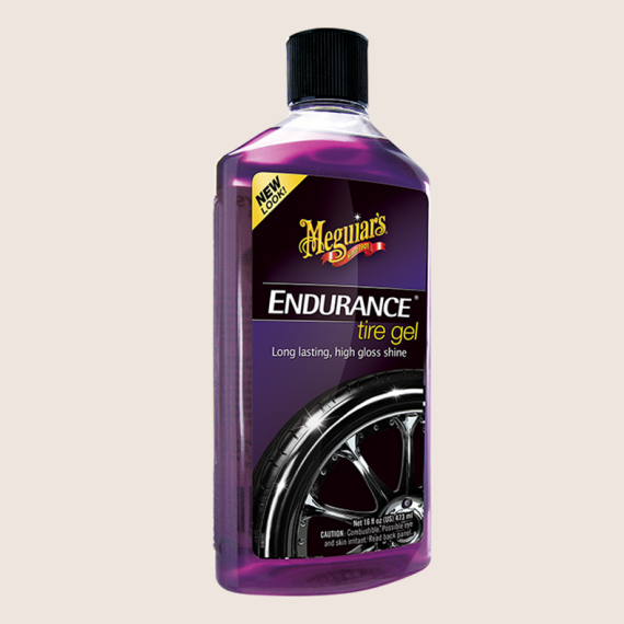 Meguiar's Endurance Tire Gel in high-gloss finish for long-lasting tire shine