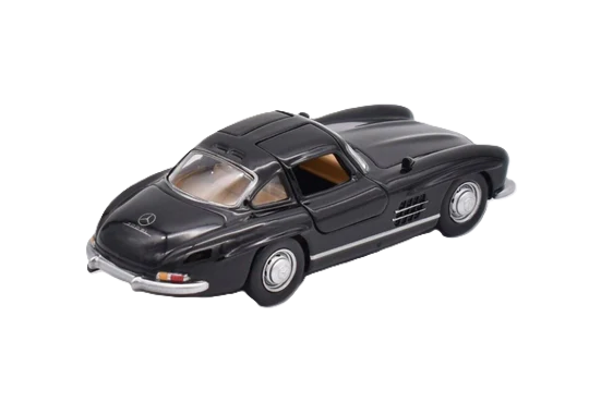 Mercedes 300 SL Black 1:43 Norev - Elegant 1:43 scale model car, finished in black with authentic details that pay homage to the legendary Mercedes 300 SL.
