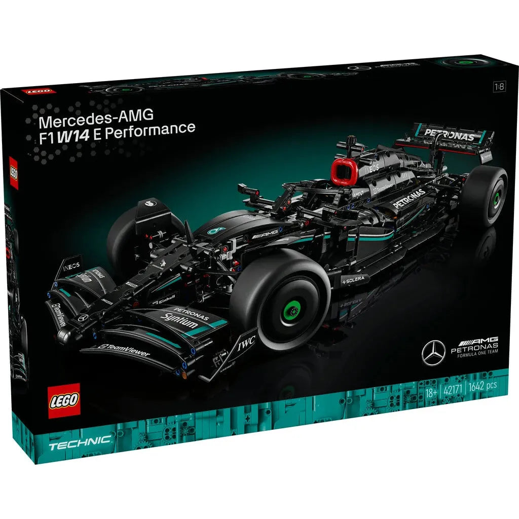Mercedes-AMG F1 W14 E Performance (Large) - LEGO Technic large-scale model of the Mercedes-AMG F1 W14 E Performance.