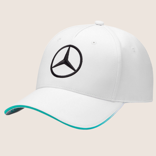 Mercedes-AMG Petronas F1 Team Cap - Official cap from the Mercedes-AMG Petronas Formula One Team. Comfortable fit and iconic design for true F1 fans.