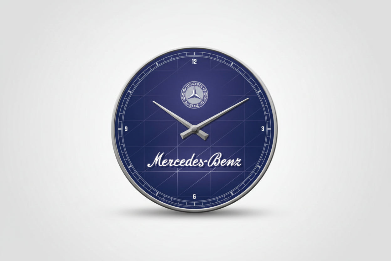 Mercedes Benz Clock