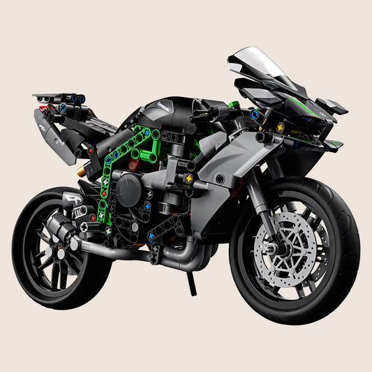 Kawasaki Ninja H2R Motorcycle - LEGO Technic Kawasaki Ninja H2R, a model of the extreme superbike.