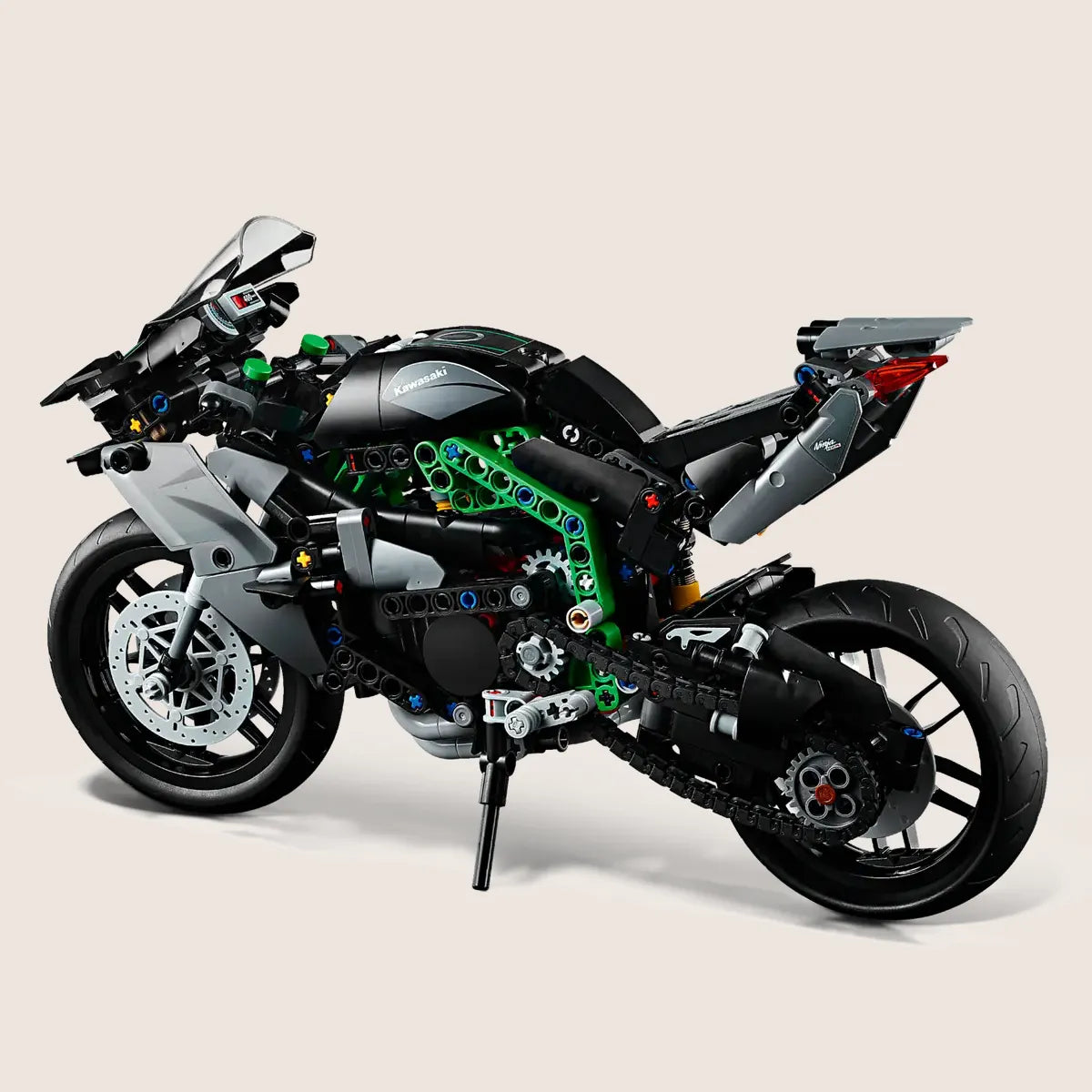 Kawasaki Ninja H2R Motorcycle - LEGO Technic Kawasaki Ninja H2R, a model of the extreme superbike.