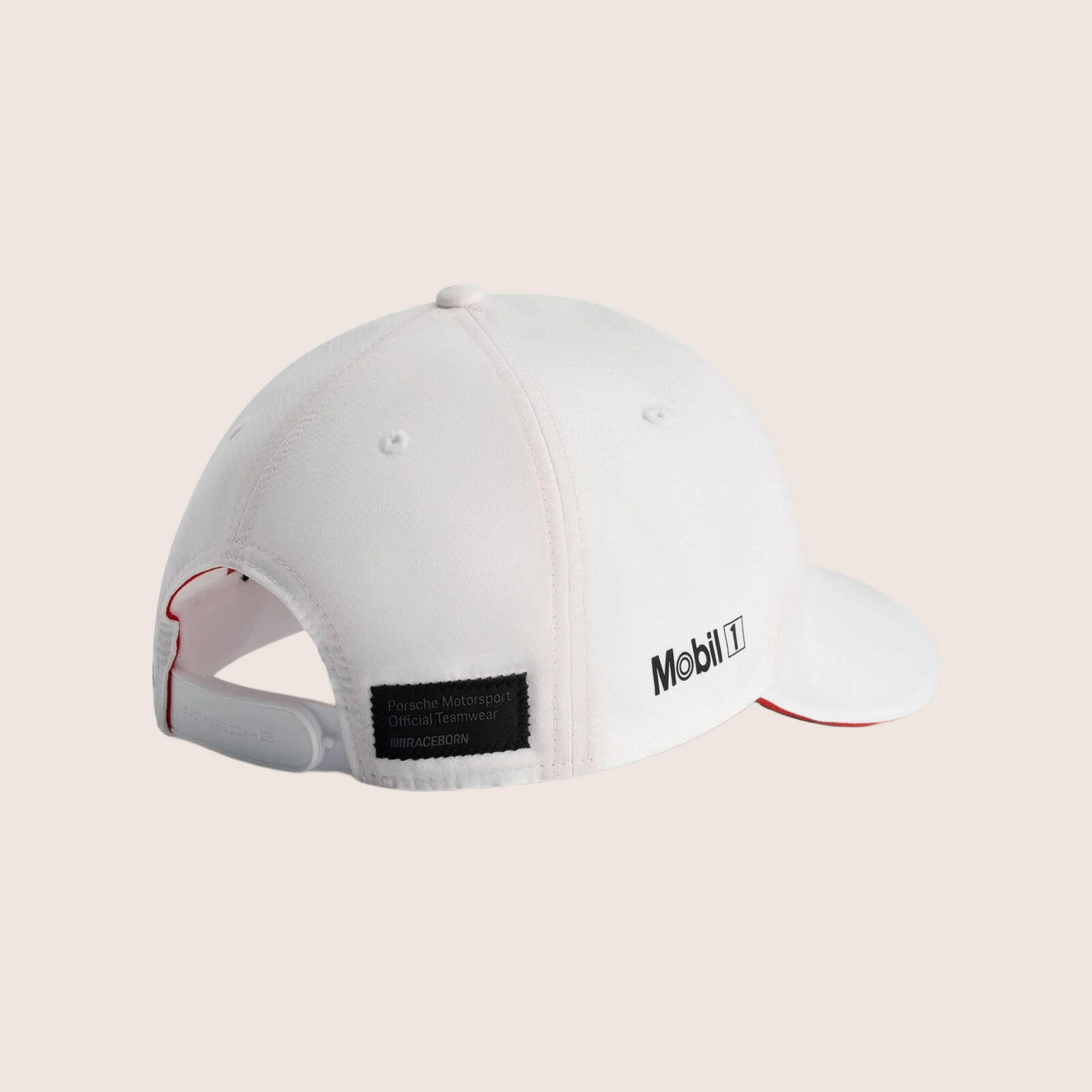 Porsche Motorsport Team Cap - White - Elegant white cap with Porsche Motorsport logo. Perfect for motorsport enthusiasts who want to showcase their passion for Porsche in a stylish and comfortable form.