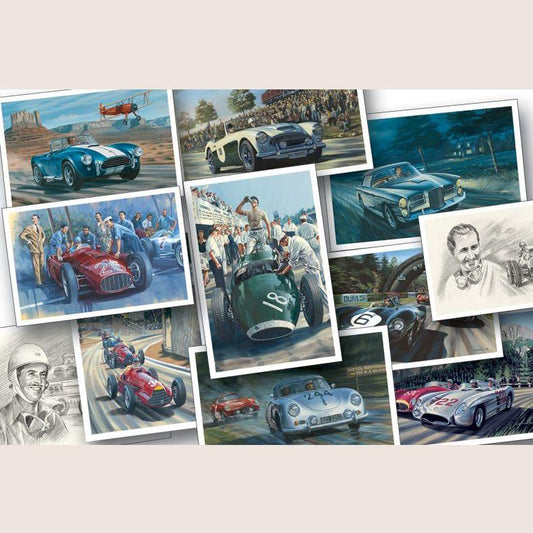 Postcards - Postcards with classic car motifs, ideal for collectors and enthusiasts.