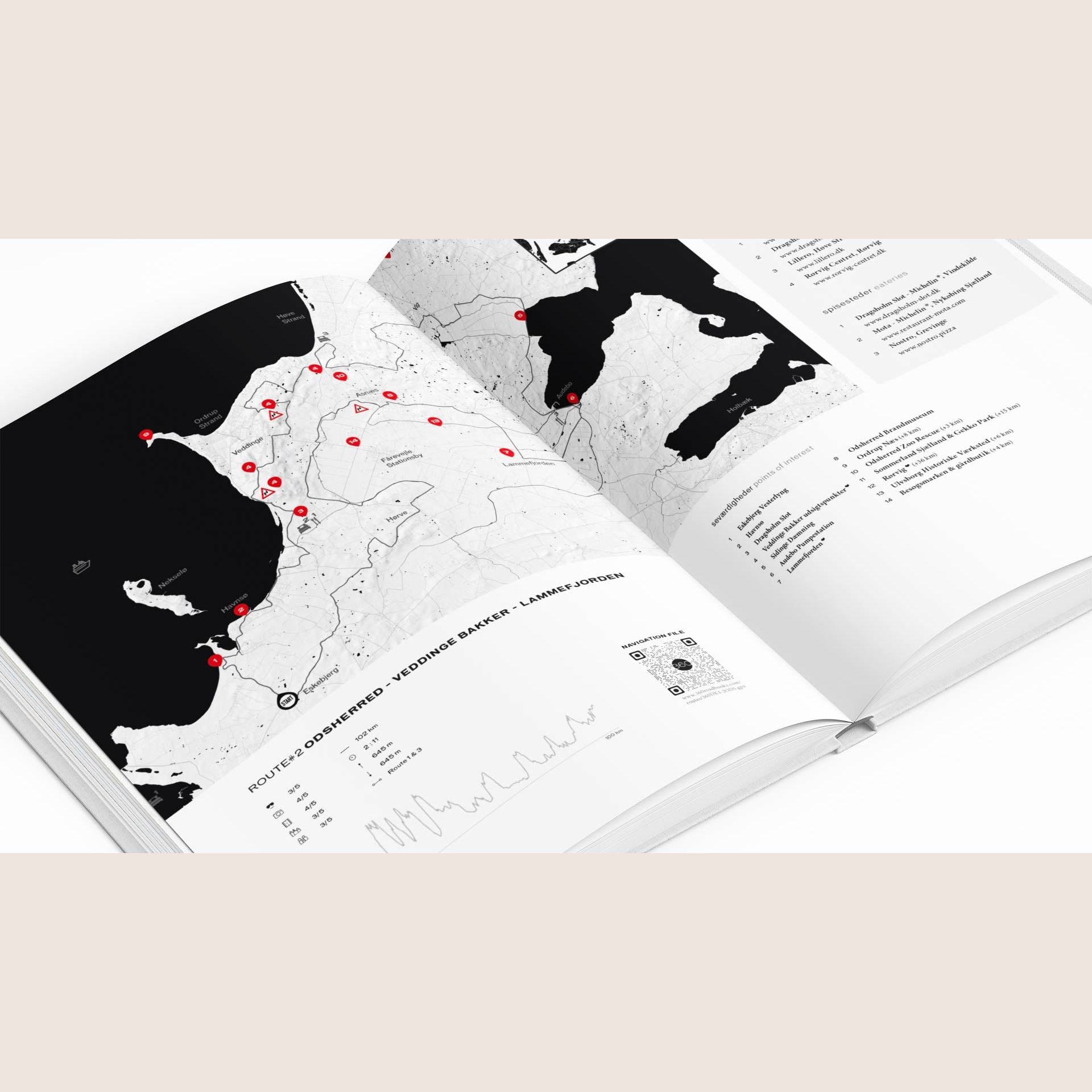 360 Denmark Zealand, Møn, Bornholm (book) - Travel book about Zealand, Møn and Bornholm, with hidden gems and scenic spots.

