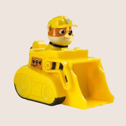 Paw Patrol Basic Rescue Racers Rubble - Paw Patrol rescue vehicle with Rubble, perfect for little heroes.