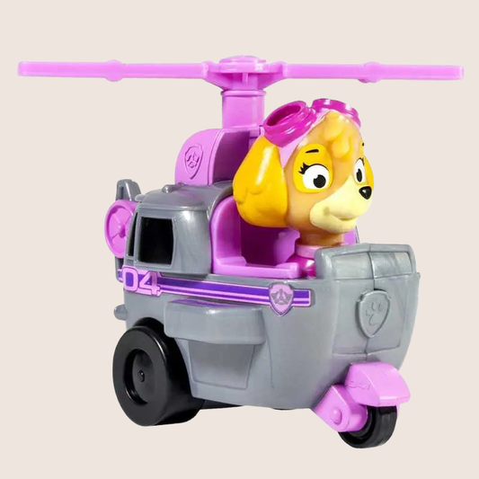 Paw Patrol Basic Rescue Racers Skye - Skye's rescue helicopter from Paw Patrol, ideal for fans of the series.