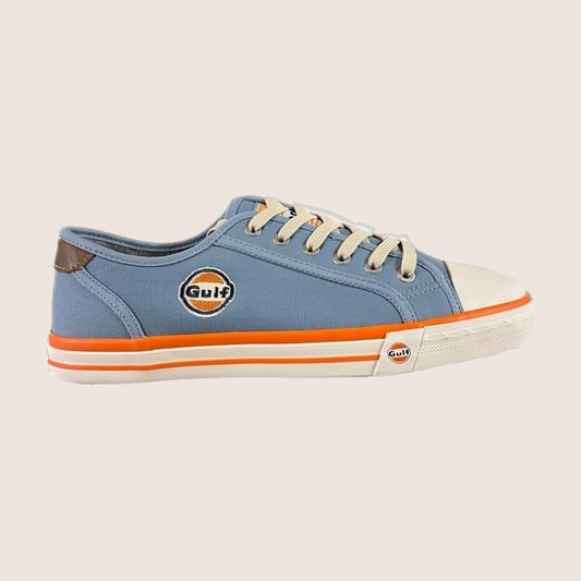 Canvas Sneaker Men Gulfblue - Classic canvas sneakers in Gulf-blue, perfect for casual everyday style.