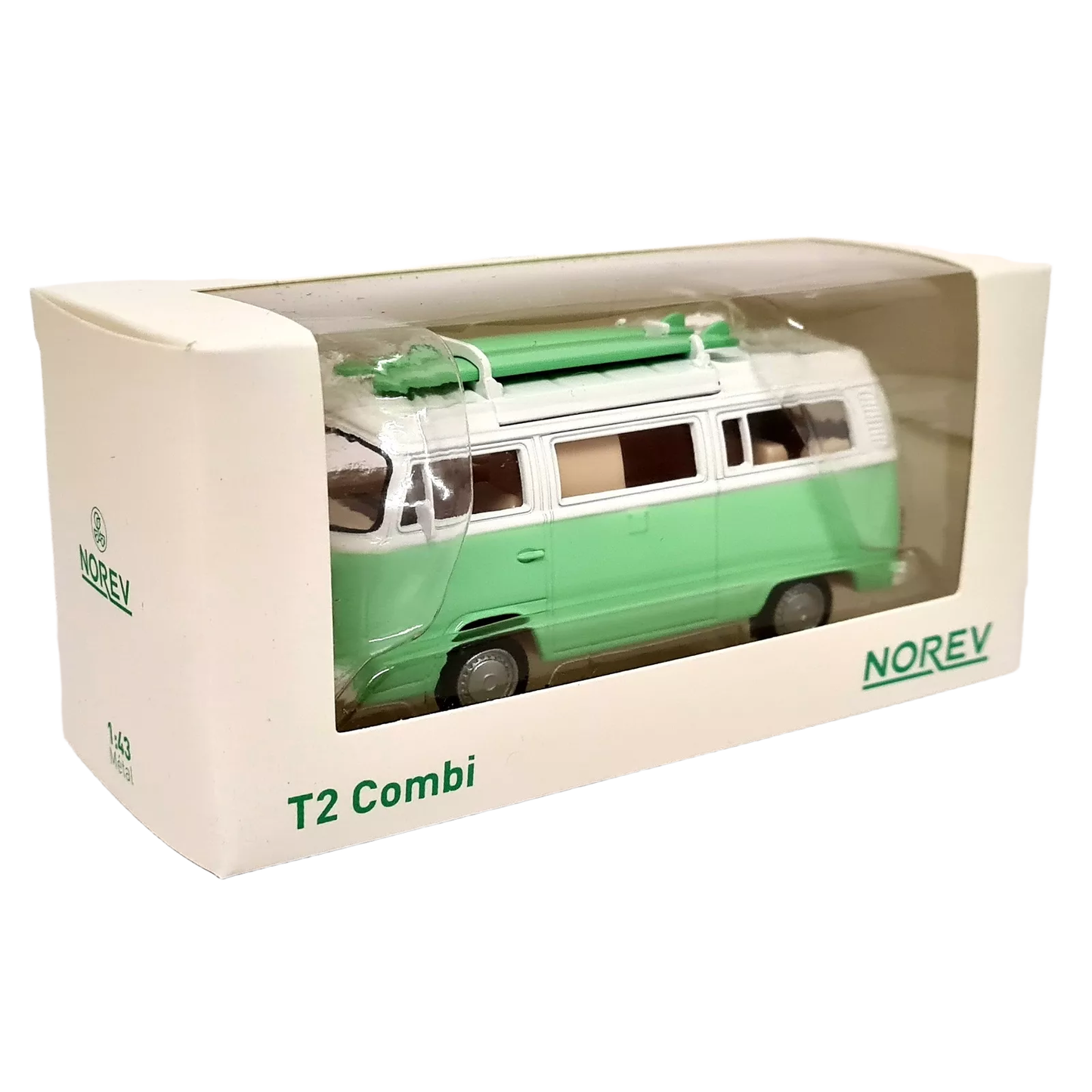 Volkswagen T2 Combi 1:43 Norev - Miniature model of the VW T2 Combi, perfect for VW fans.