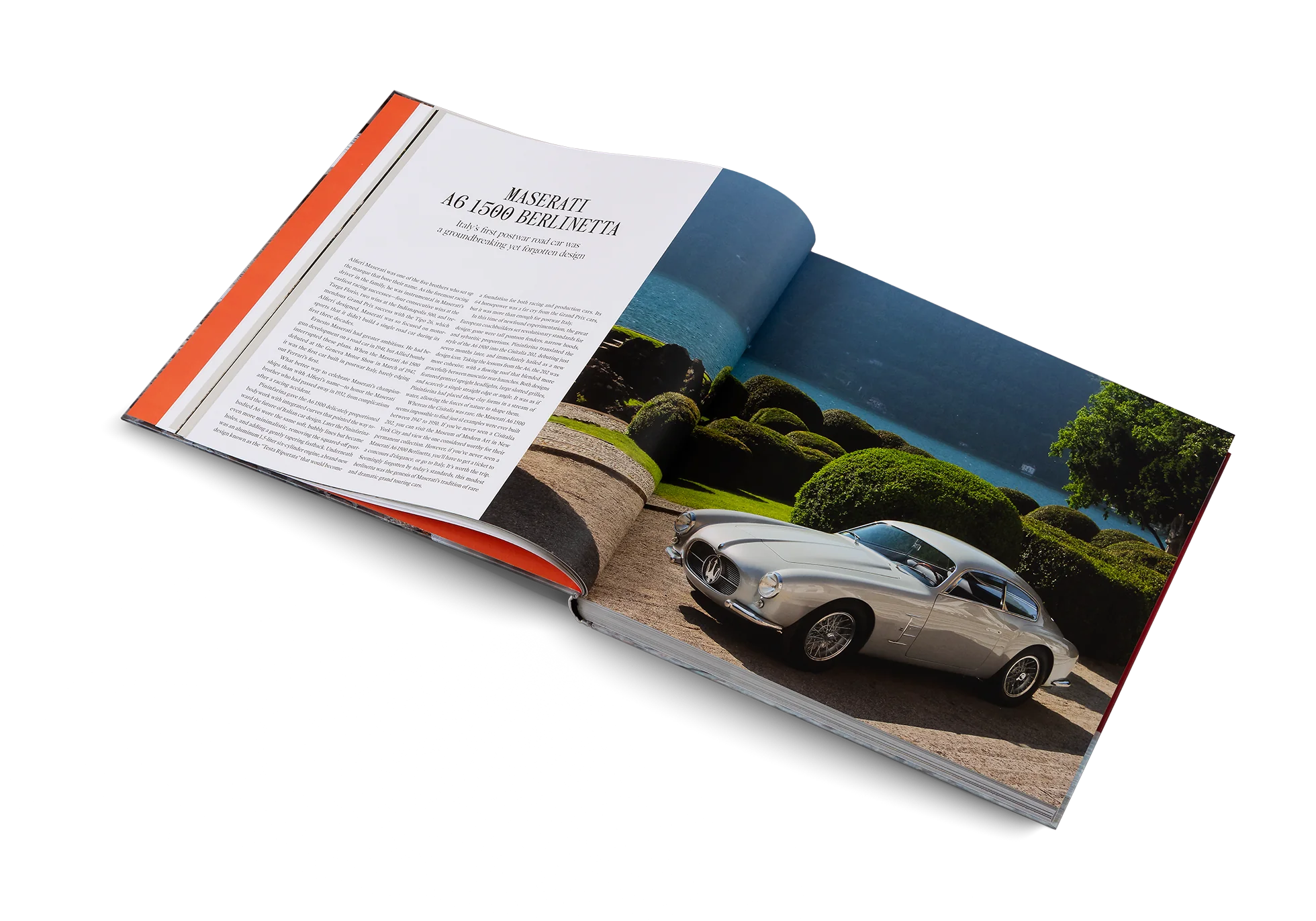 "Beautiful Machines - The Italians" - An exclusive coffee table book celebrating Italian automotive design with stunning photographs and stories about iconic car brands such as Ferrari, Lamborghini and Alfa Romeo. Perfect for design and car enthusiasts.