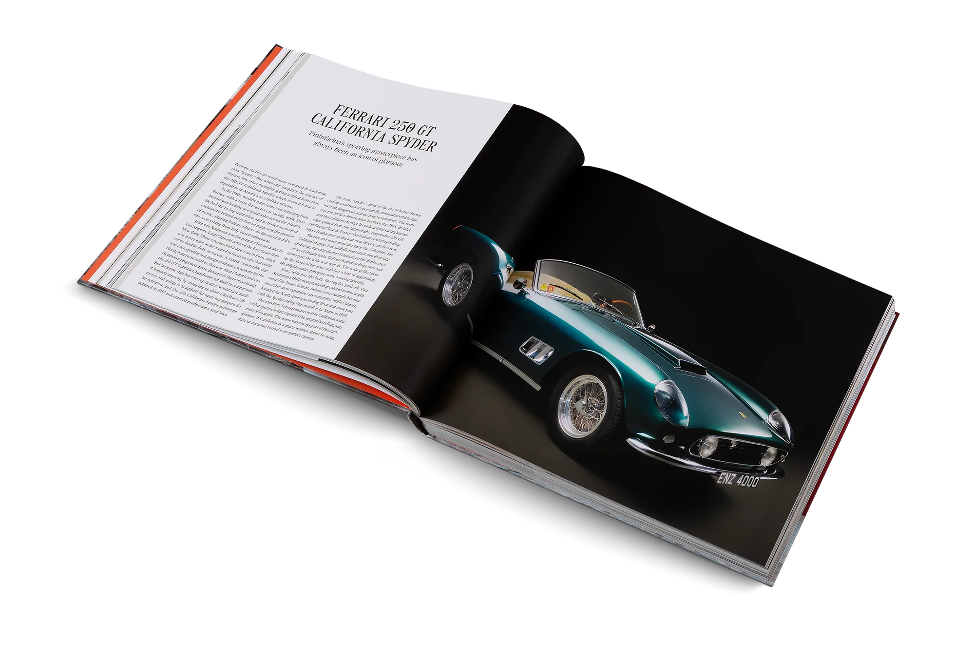 "Beautiful Machines - The Italians" - An exclusive coffee table book celebrating Italian automotive design with stunning photographs and stories about iconic car brands such as Ferrari, Lamborghini and Alfa Romeo. Perfect for design and car enthusiasts.
