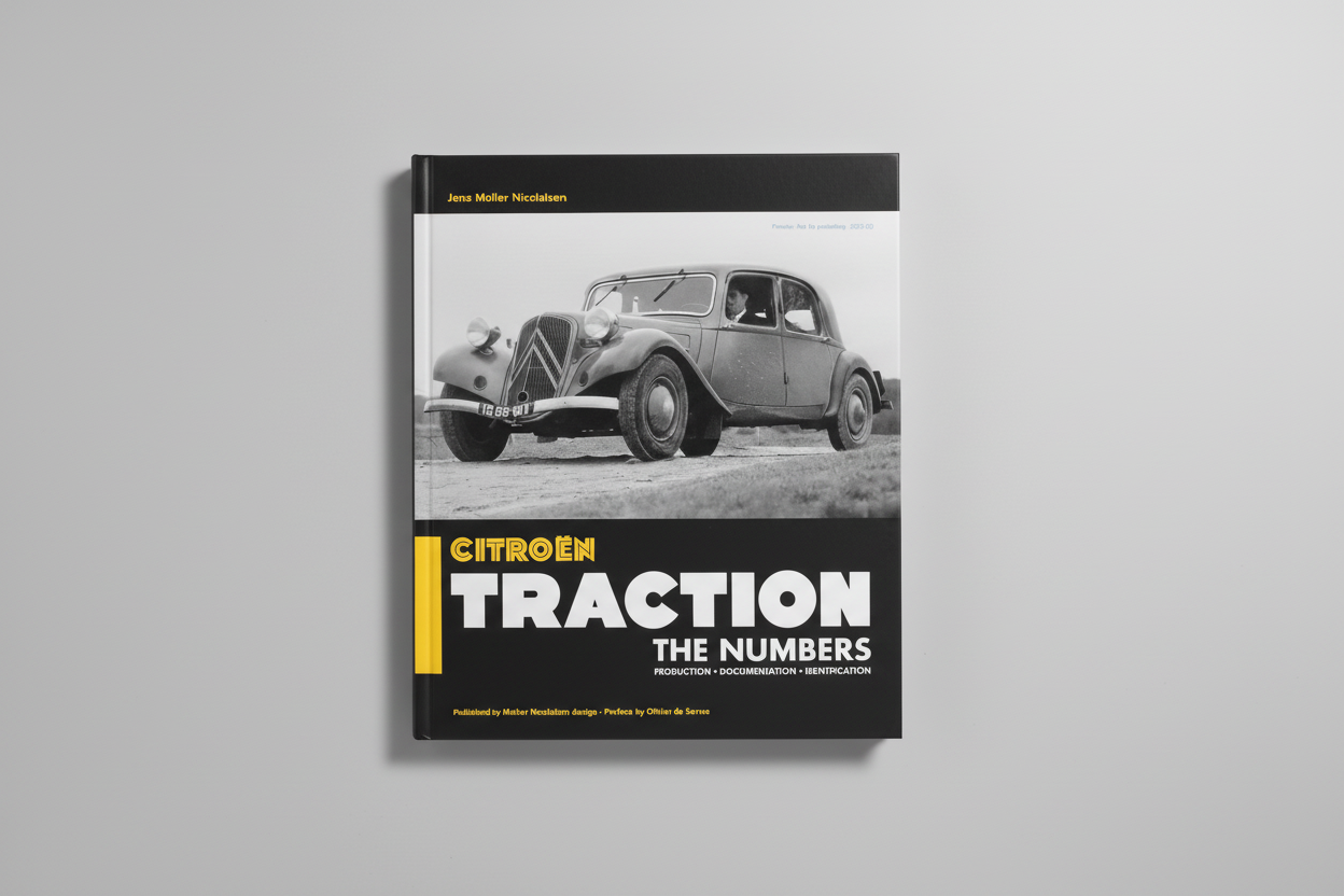 Citroën Traction - The Numbers - A detailed book about Citroën Traction, with technical specifications and historical facts.