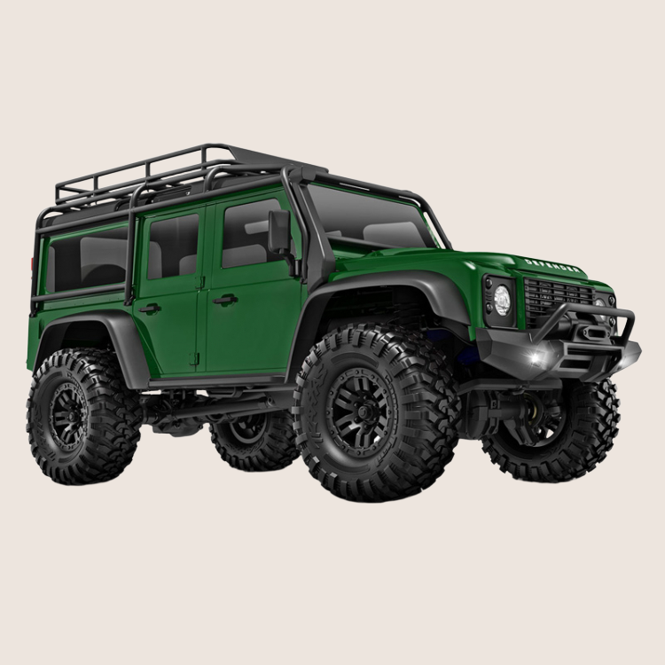 Traxxas TRX-4M Defender Green - Robust remote-controlled car in green, perfect for off-road driving.