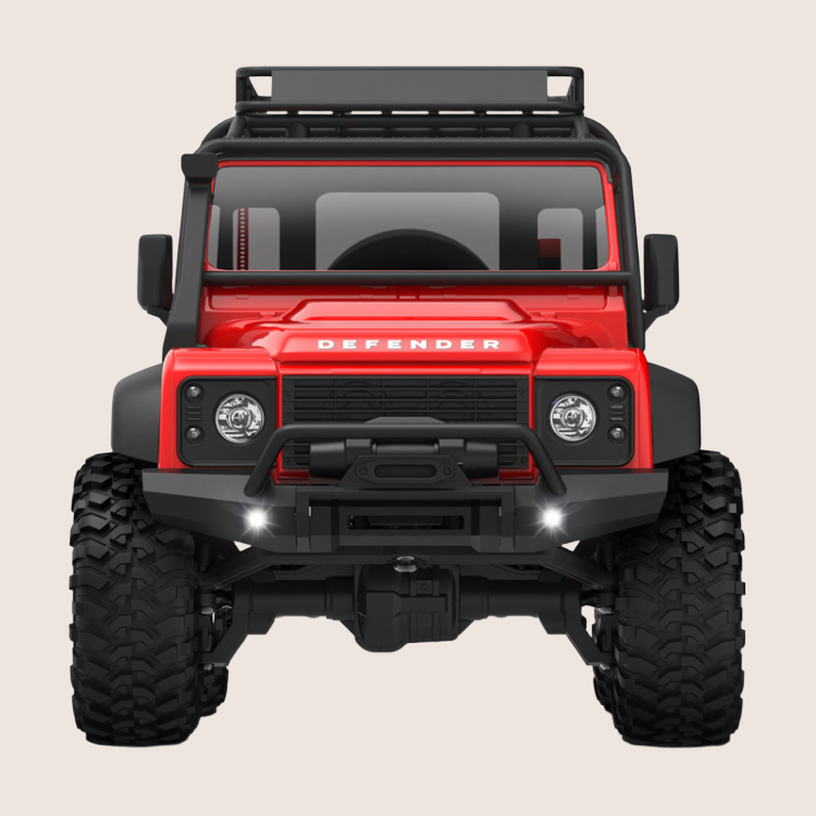 Traxxas TRX-4M Defender Red - Powerful remote-controlled car in red, designed for off-roading and adventure.