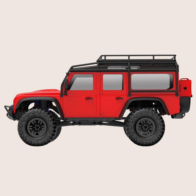 Traxxas TRX-4M Defender Red - Powerful remote-controlled car in red, designed for off-roading and adventure.