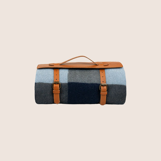 Car plaid Blue - Silkeborg wool spinning mill